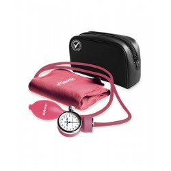 KIT SIMPLE BAUMANOMETRO ANEROIDE  POPULAR rosa