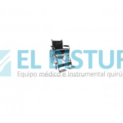 SILLA DE RUEDAS CON CÓMODO 18"