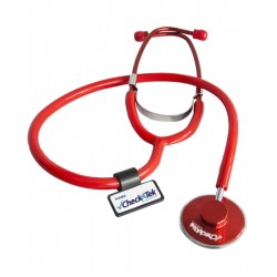 ESTETOSCOPIO ADULTO SIMPLE ROJO