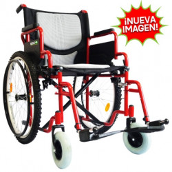 SILLA DE RUEDAS 19" ROJA